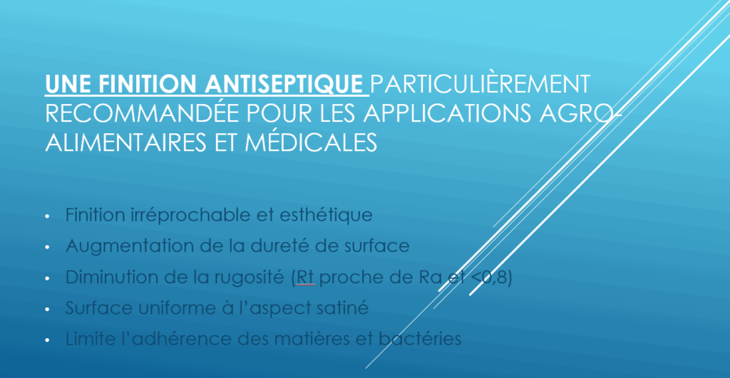 Finition antiseptique