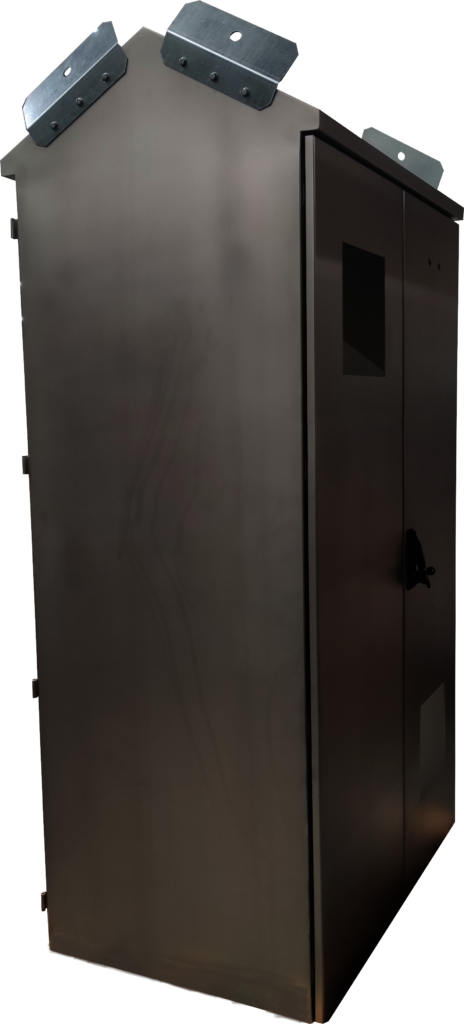 Armoire double face et double toit en pente