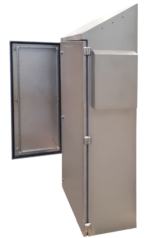 Armoire inox IP69K avec 1 porte ouverte